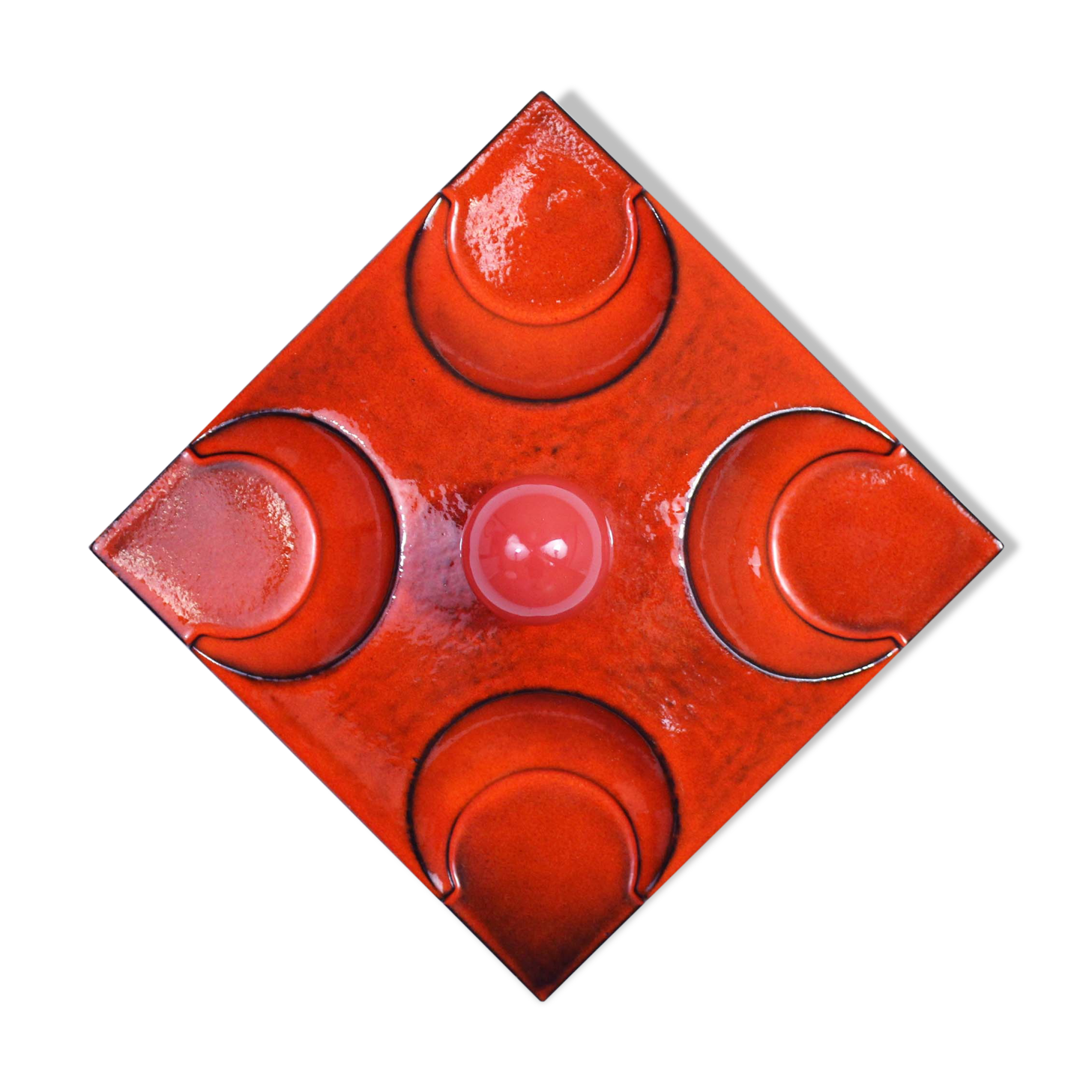 Beautiful wall light Hustadt lights 60s ceramic