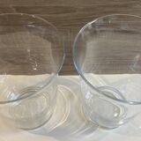 Duo of New Vases Tealight Holders in Crystal Glass Decorative Art Design