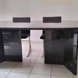 Oval marble table 10 p