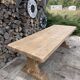 Monastery table, solid oak, 220cm.