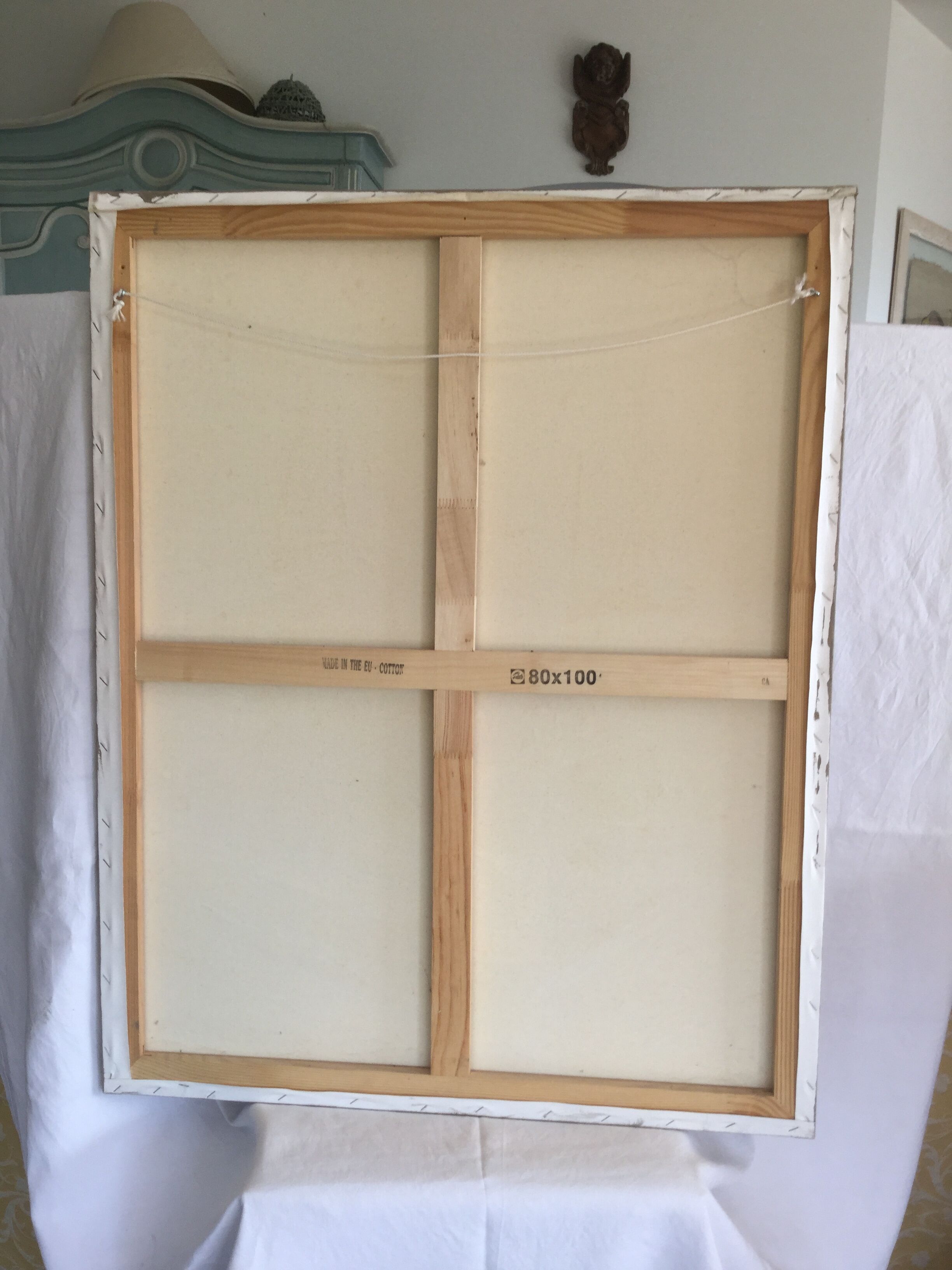 Acrylic table on canvas