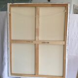 Acrylic table on canvas