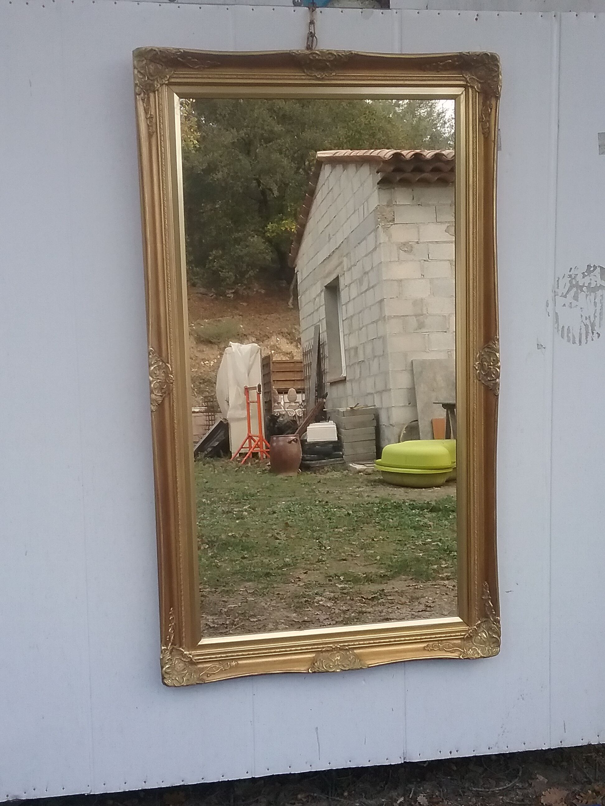 Golden mirror