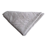 Old embroidered tablecloth - monogrammed: 300x160cm