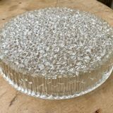 Ceiling or wall light from the Holophane brand from the 1960s - Glass and metal