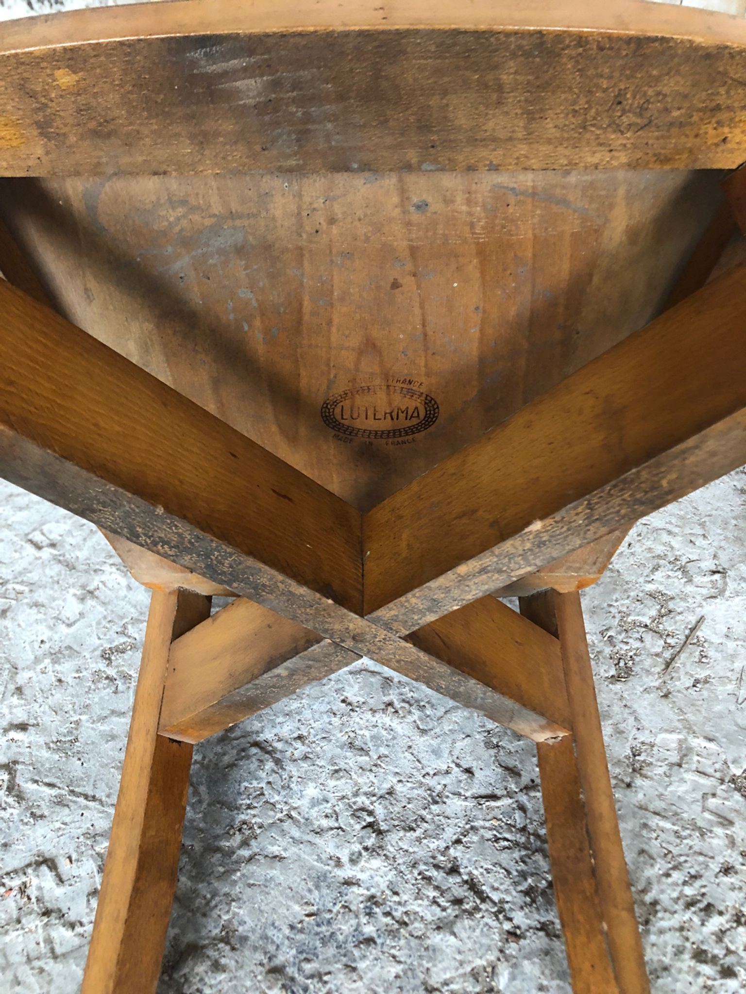 Pair of bistro chair luterma vintage wood