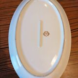 Oval serving dish and soup tureen in Limoges porcelain GDA ("Viviane")