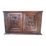 Antique closet doors - carved wood