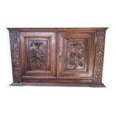 Antique closet doors - carved wood