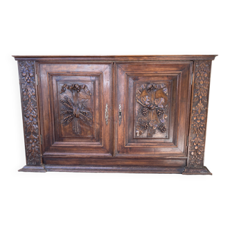 Antique closet doors - carved wood