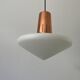 Pyramidal glass ceiling light, 1960s, Germany