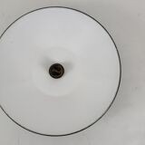 Suspension / Ceiling lamp in green enamelled sheet metal