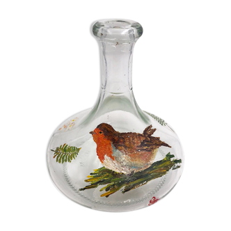 Hand-painted decanter carafe