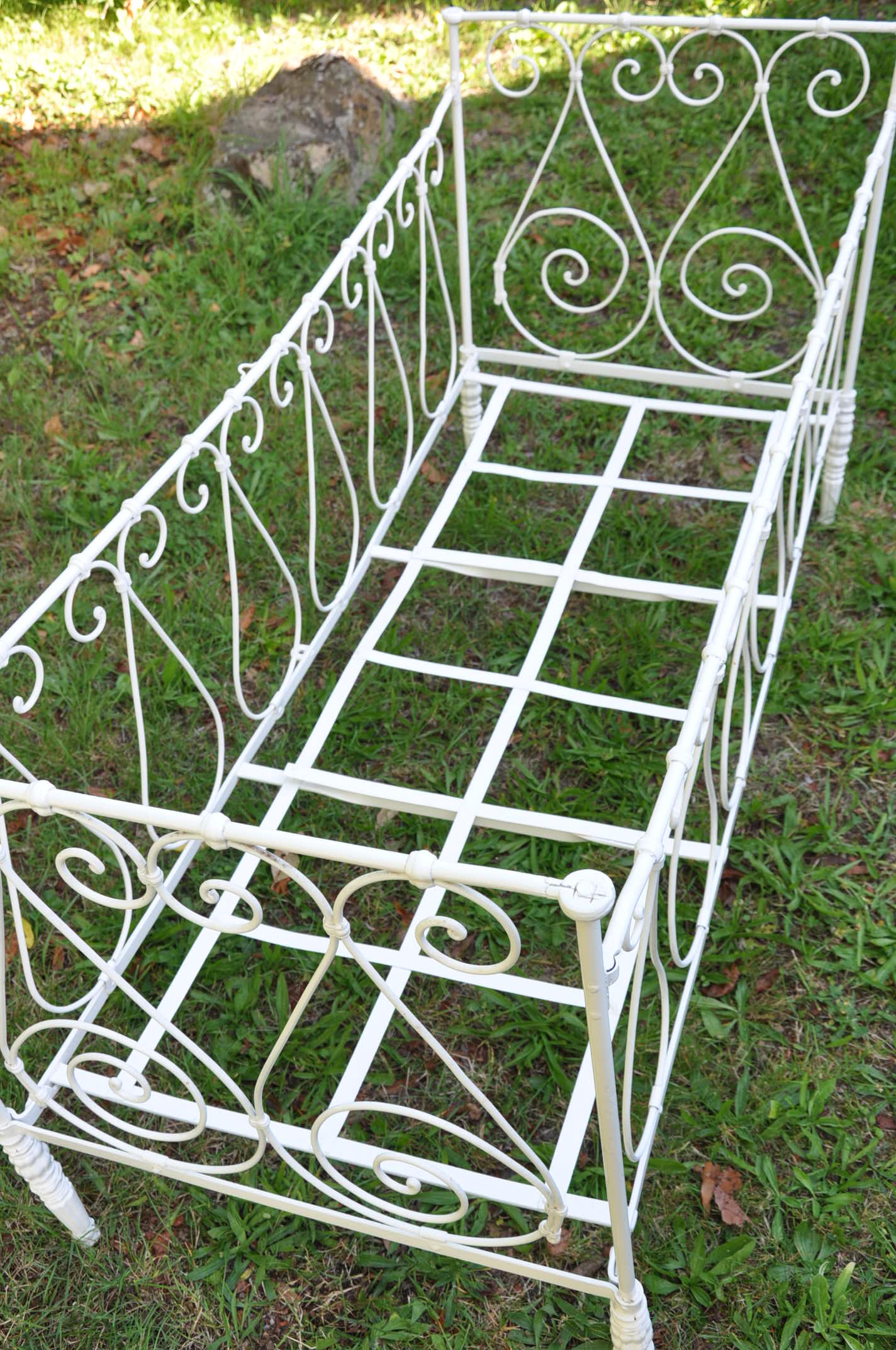 Wrought iron bed
