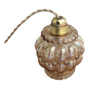 suspension globe en verre