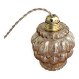 Glass globe pendant light