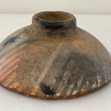 Bird decorated oupe pre-columbian art