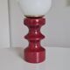 Ceramic and opaline table lamp