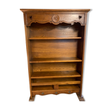 Oak floral shelf