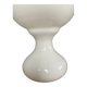 Lampe champignon Space Age en verre opalin blanc