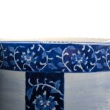 Blue and white porcelain umbrella stand, landscape decoration, 1970s-1990s