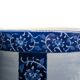 Porte-parapluies en porcelaine bleue et blanche, décor de paysage, années 1970-1990