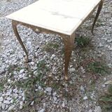 Vintage brass marble coffee table