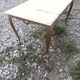 Vintage brass marble coffee table