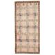 Vintage Turkish Oushak Handmade Wool Cotton Brown Area Rug 156x232