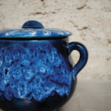 Flaming ceramic tripod pot to divert into pot cache