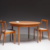 Set of 2 mid-century Danish dining chairs by H.W. Klein