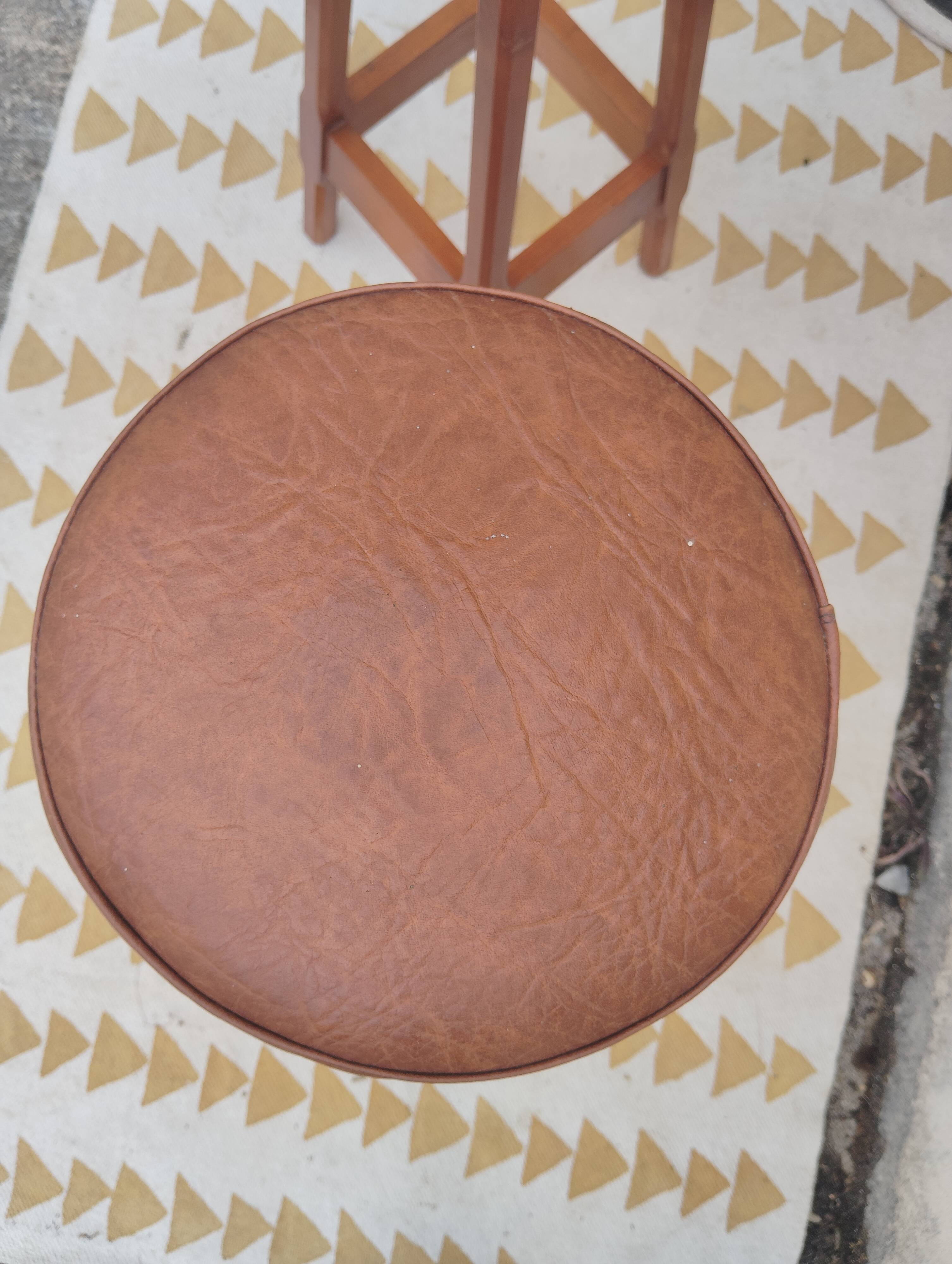 Paire de tabourets de bar vintage