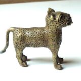 Book greenhouse, bronze leopards, 70s