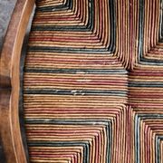 Pair of turned wooden spool armchairs, mid-20th century, France