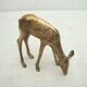 Duo biche et cerf en laiton