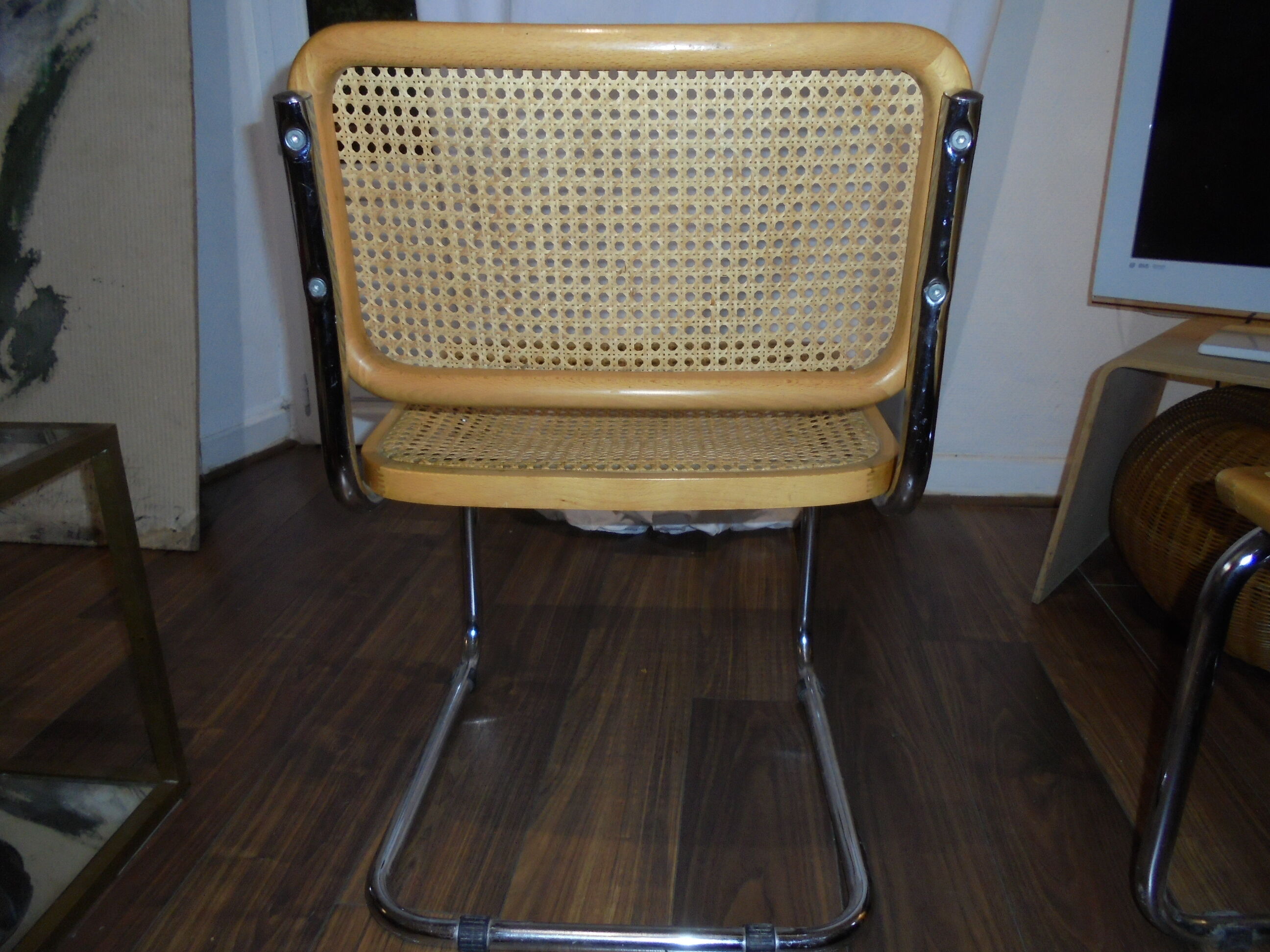 4 chairs Marcel Breuer B32 circa 1980