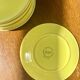 10 assiettes dessert et plat Digoin jaune