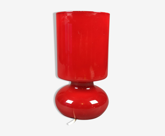 Lykta red Vintage lamp Ikea opaline - vintage luminaire | Selency