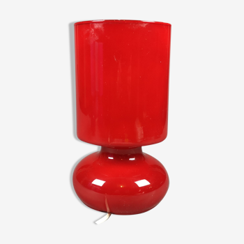 Lykta red Vintage lamp Ikea opaline - vintage luminaire