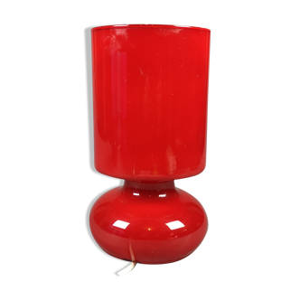 Lampe vintage Ikea opaline - luminaire vintage