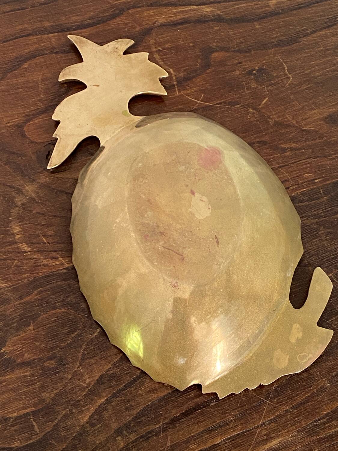 Brass pineapple catchall
