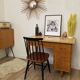 Vintage wood and formica desk
