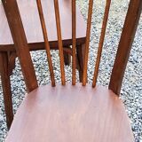 Set of 4 Baumann bistro chairs from the 50s stamped