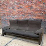 3-seater "Maralunga" sofa by Vico Magistretti