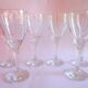 6 twisted feet wine glasses