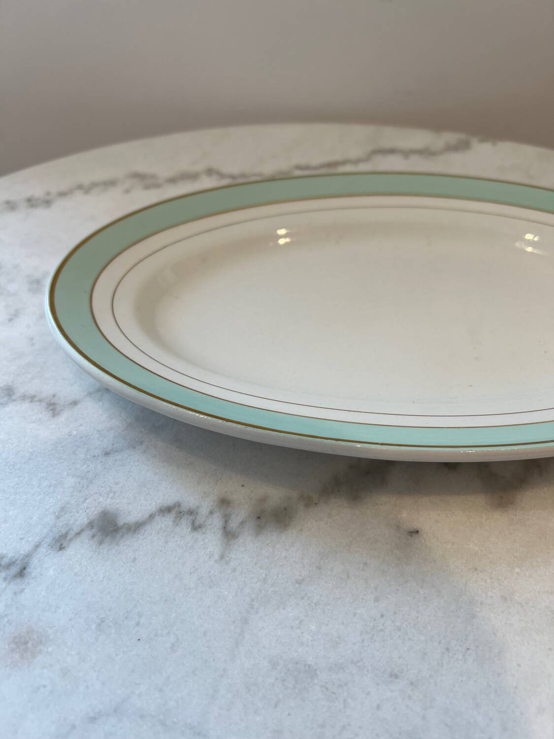 Presentation dish - Epinay Half-Porcelain Lunéville