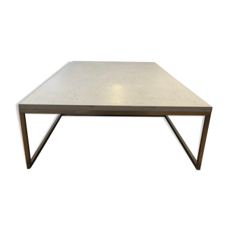 table basse béton leto