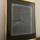 3 bird paintings in vintage Chinese cut paper