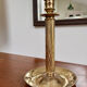 Pair of Lecellier Villedieu brass candlesticks