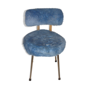 Chaise pelfran en moumoute